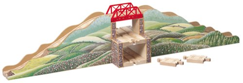 thomas wooden railway mountain tunnel set