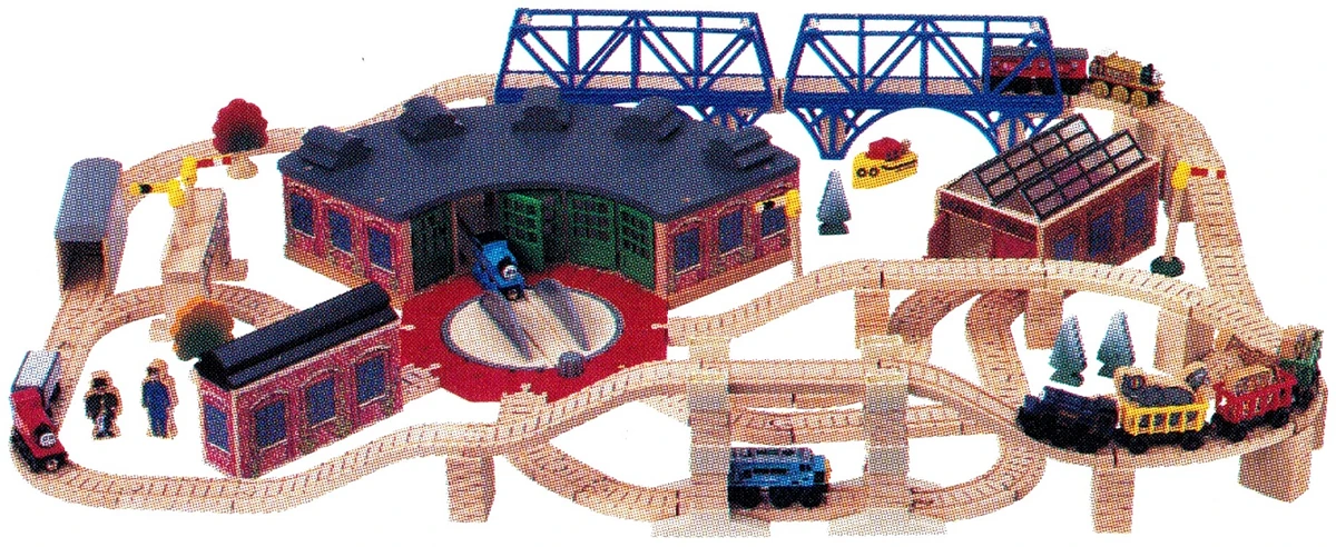 Roundhouse Set (1997) | Thomas Wooden 