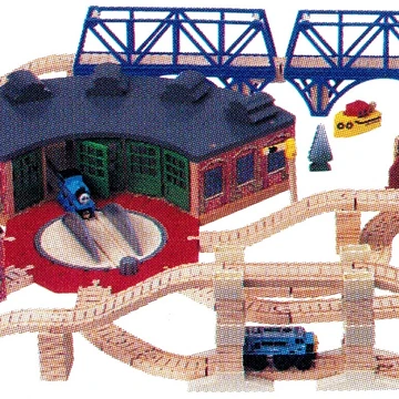Roundhouse Set (1997) | Thomas Wooden 