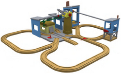 Percy at the Dieselworks Thomas Wooden Railway Wiki Fandom