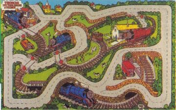 Thomas the sales tank play mat