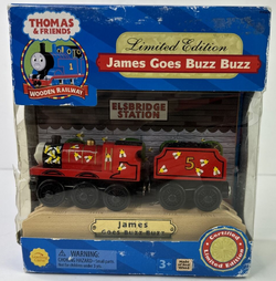 James goes buzz buzz wooden railway outlet
