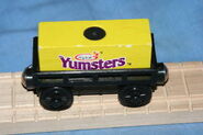 Yumsters Cargo Car with purple lettering from Thomas and Yumsters Cargo Car