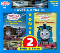 A Big Day for Thomas and Best of Thomas DVD with Thomas and Tidmouth Milk Tanker