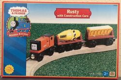 Rusty with Construction Cars | Thomas Wooden Railway Wiki | Fandom