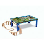 Playtable using track shelf