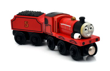 Wooden lights and sound train set shop