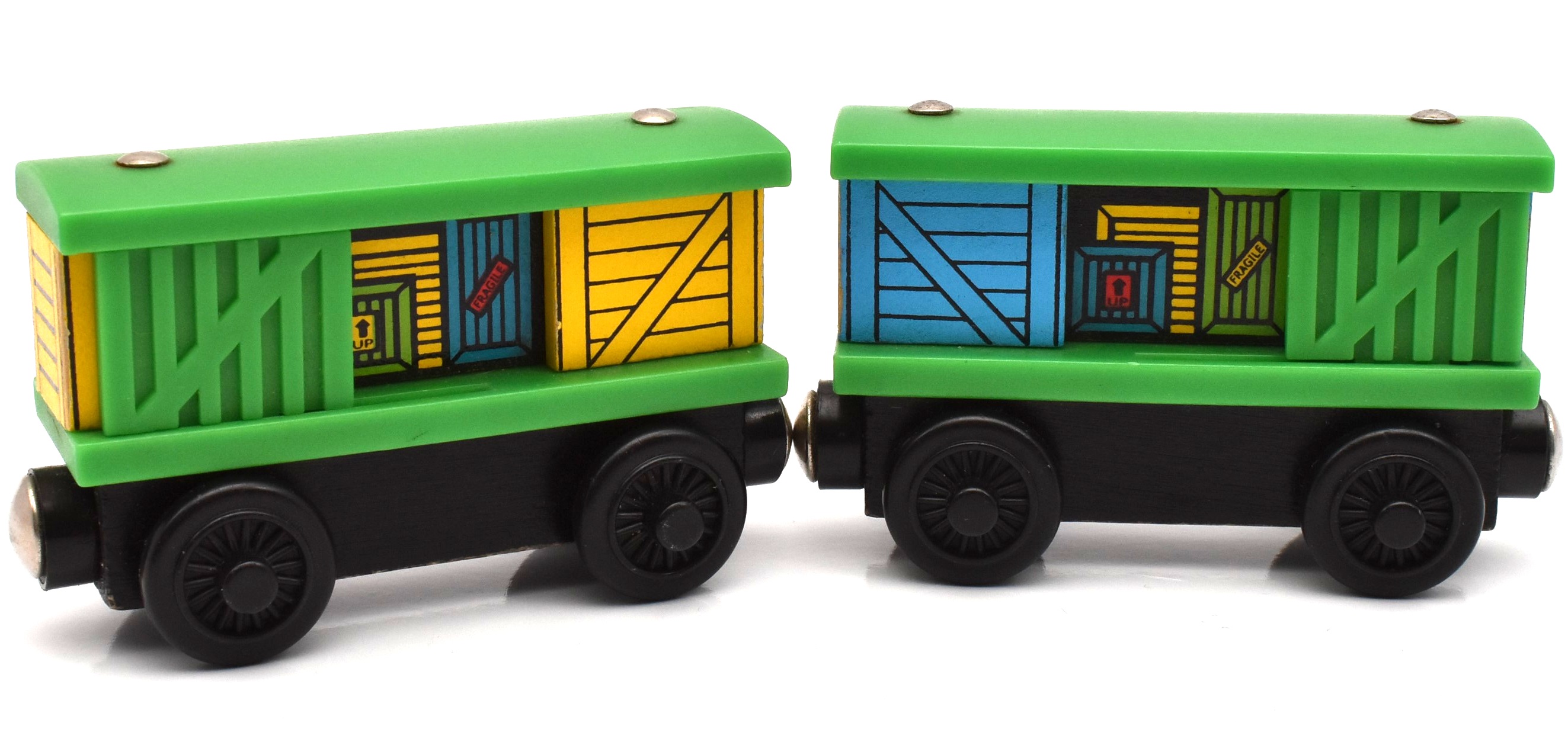 thomas wooden railway box cars