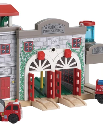 deluxe fire station playset