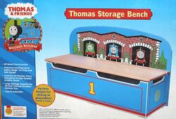 Thomas the train cheap wooden storage bench