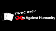 Original logo for "TWR Community Radio Against Humanity"