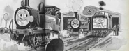 Stepney, Duck y Clase 40 ilustrado por Edgar Hodges