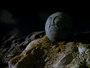 La roca en la colina