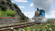 Thomas y Percy en los acantilados