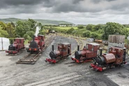 Capitán Baxter con Talyllyn y Dolgoch