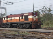 La base de la pintura de Shankar (tenga en cuenta que el esquema de color está invertido)