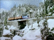 La cascada en invierno