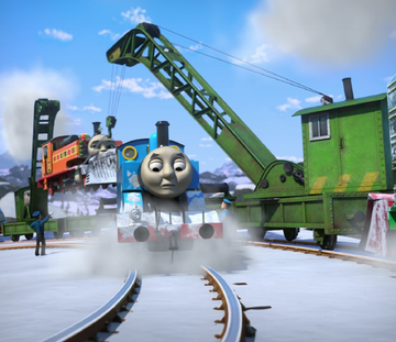 Tren grua de thomas top