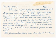 Una carta de Awdry a la Sra. Adams sobre el programa