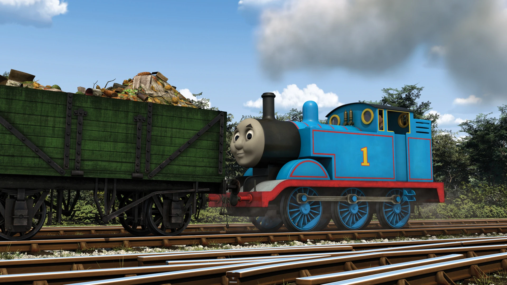Thomas y el Tren de la Basura | Wiki Thomas y sus amigos español | Fandom, image size:1920x1080