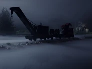 Harvey y El Tren Grúa en la calzada