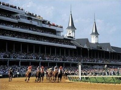 Finish Of The One Mile Race, Derby Day 1901, Louisville, Kentucky