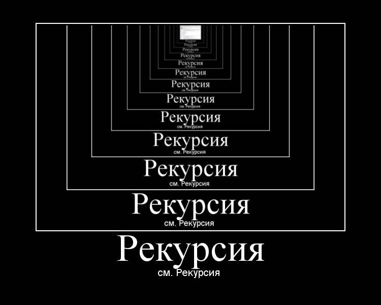 Как называется бесконечное повторение картинки