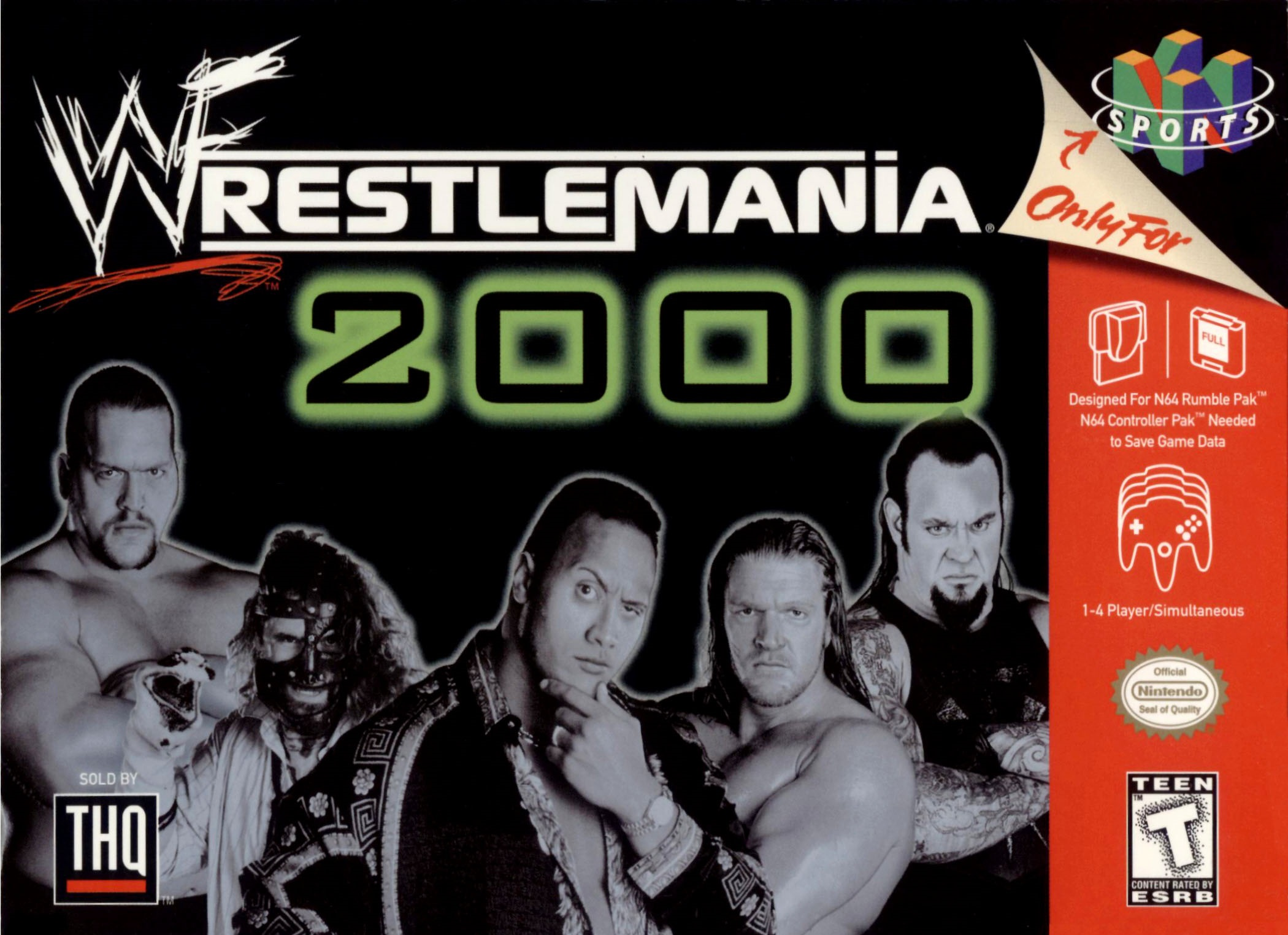 wwe wrestlemania 2000 logo