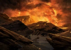 A [concept] scene of the Chaotic Era in the  (but more so looking like ) of the .