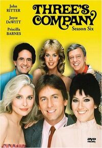 Three's Company Season 6 DVD cover