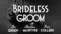 Brideless Groom title