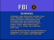 Sony Pictures DVD FBI Warning