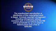 FBI anti-piracy warning screen in the 16:9 aspect ratio.