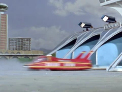 This crash tender is seen in only 1 shot