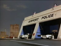 Airport police building
