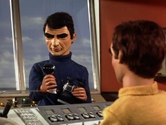 Frank talks to the captain of the flagship