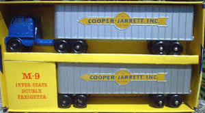 An original Matchbox Inter-State Double Freighter