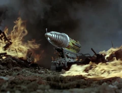 The Mole travels through the path, cut by the Firefly