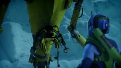 The suit attached to the pod in Breakdown