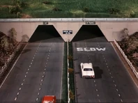 Entrance to the underground car park