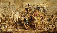 The Triumph of Henry IV. Sketch by Rubens.