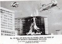 Gum card 49. The Police Helijet is visible in the top left corner.
