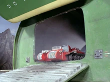 The Monobrake exiting by the front