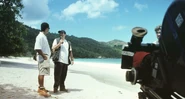 Filming in the Seychelles