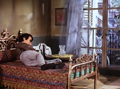 Bondson in his hotel room