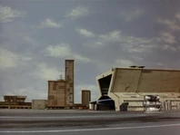 Hangar for Fireflash aircraft