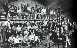 Photograph taken in 1965 at the Stirling Road film studio
