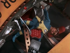 Upside down in the ditch