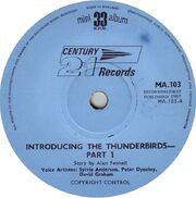 Introducing Thunderbirds Vinyl Disc