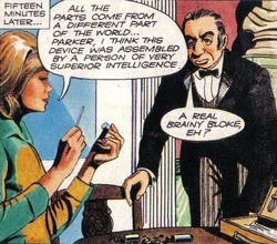 Penelope and Parker analyzing the ray